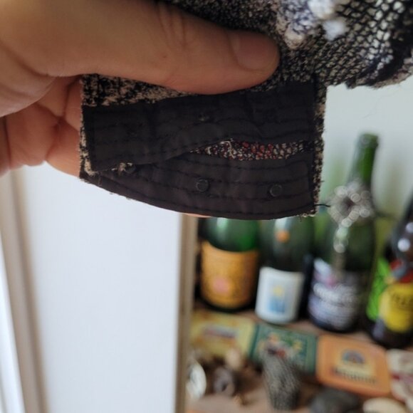 Blush vintage sheer bodysuit gray with white roses size small - Picture 6 of 6